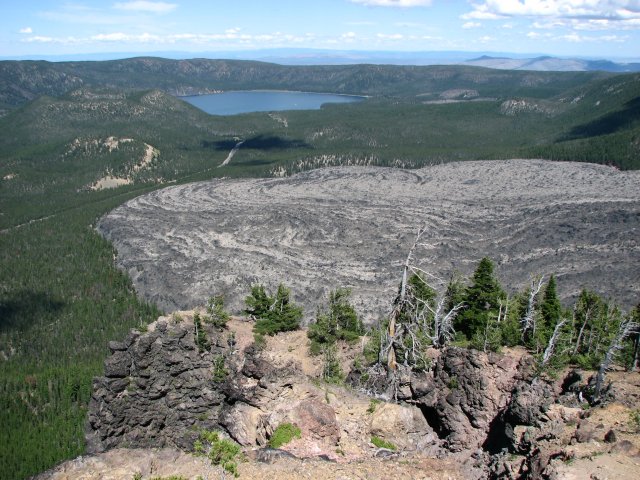 The Big Obsidian Flow, and East Lake